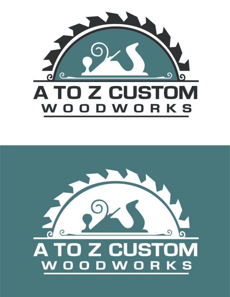 Custom woodworking logo